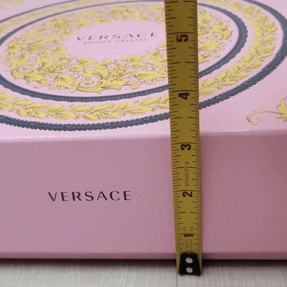 VERSACE Bright Crystal EMPTY Authentic Large Pink Gift Box 13,5" x 8,5 x 3" - Picture 7 of 9